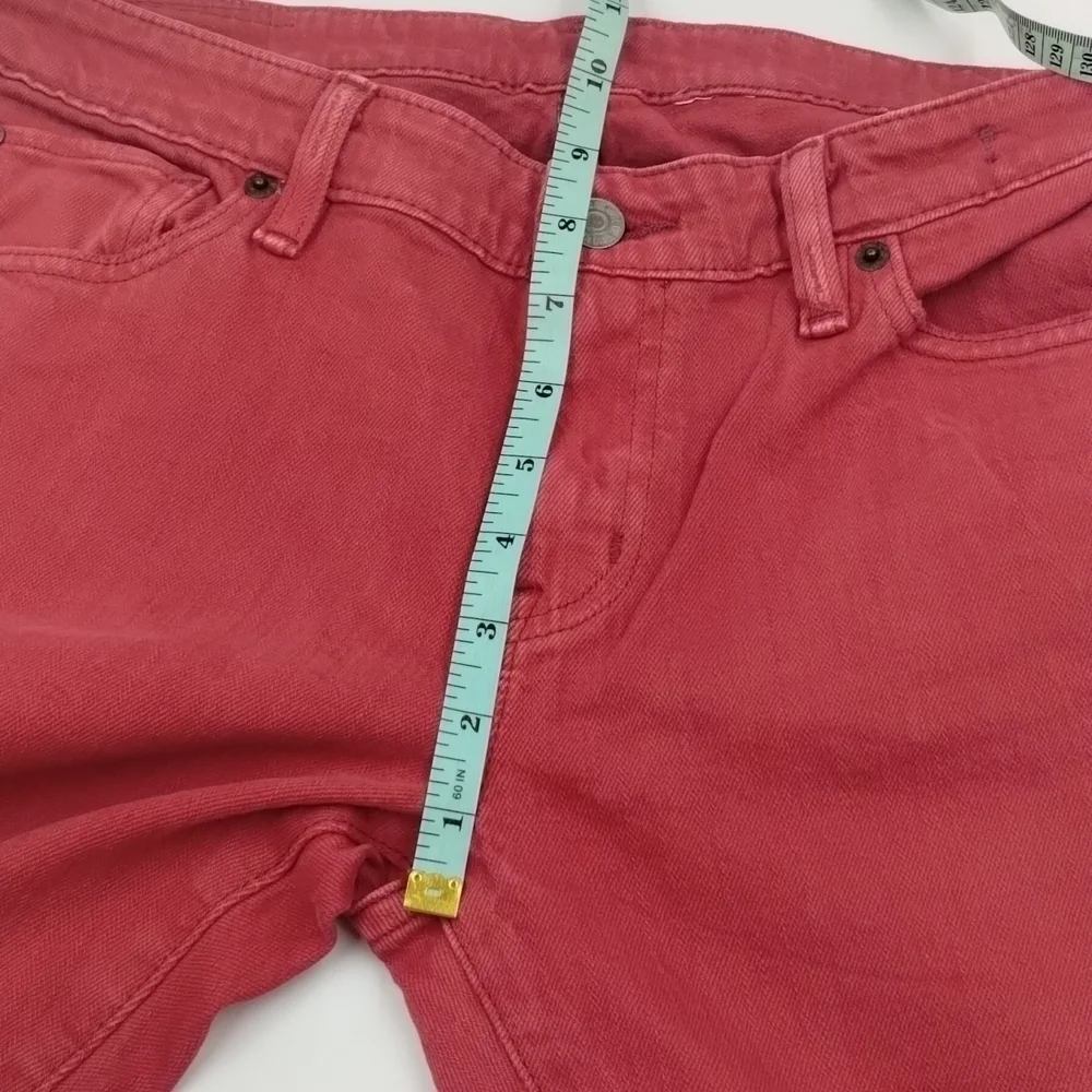 Ralph Lauren Denim & Supply jeans Red Skinny Size 30 32 Low to Mid Rise